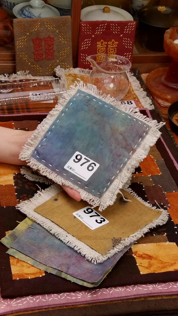 Cici手作刺子绣壶垫杯垫-976
