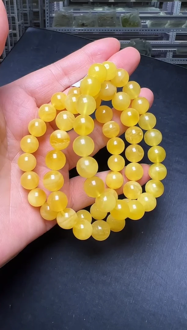手串蜜蜡未镶嵌蜜蜡手串10mm+  多样性发一 JP57206
