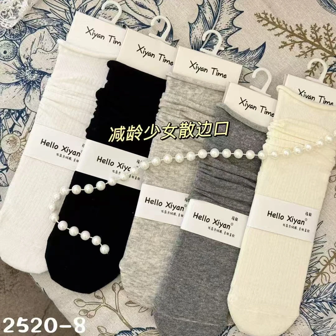新款2025饰品袜堆堆袜女袜洋气(五双)