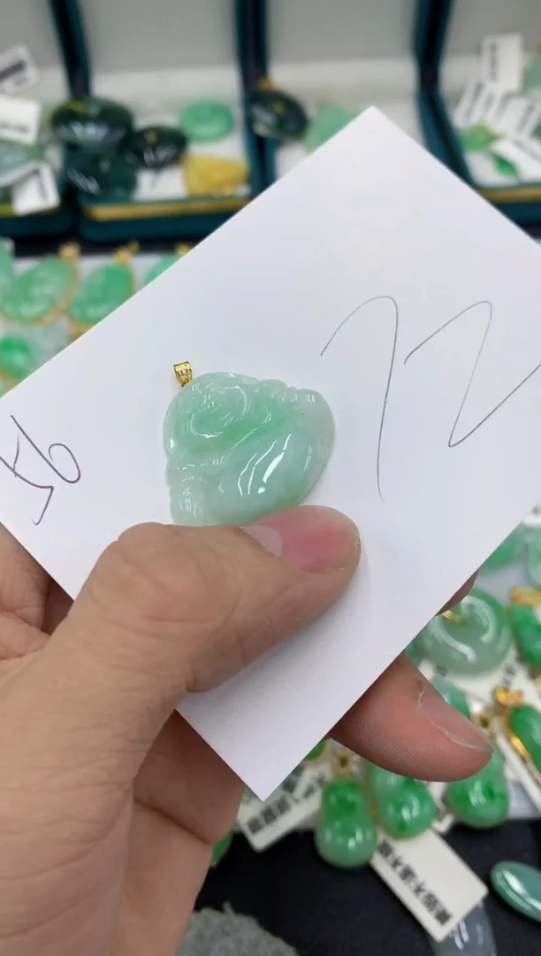 【闪购商品】翡翠颈饰18K金镶嵌号链接11111