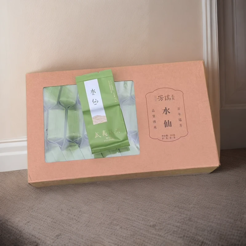 武夷瑞芳肉桂水仙工作茶大红袍正岩山场花果香木质味30泡礼盒装