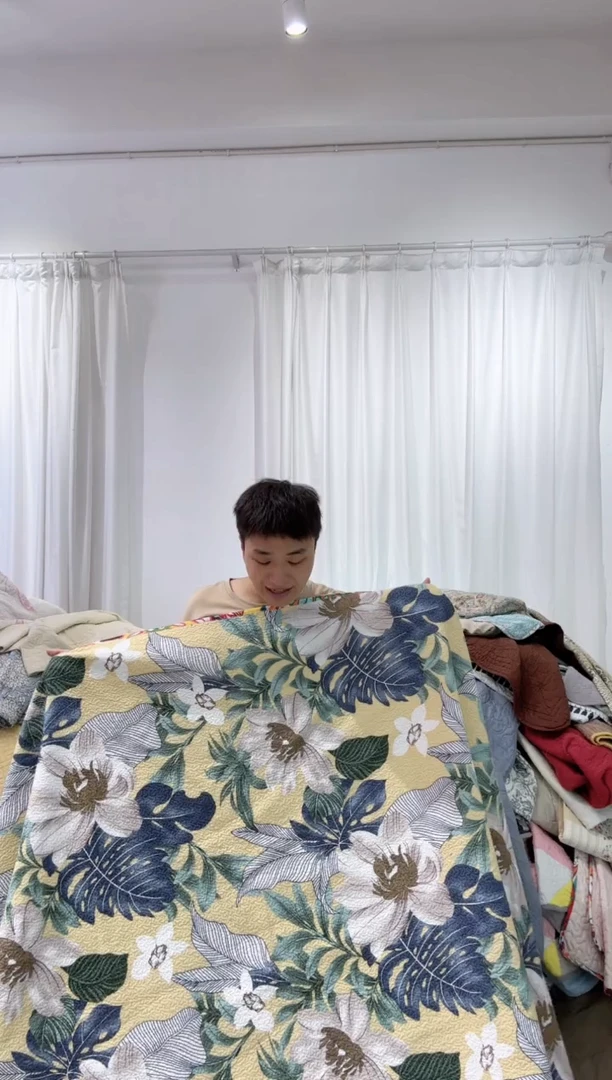 棉230*250纯棉床盖77号微瑕