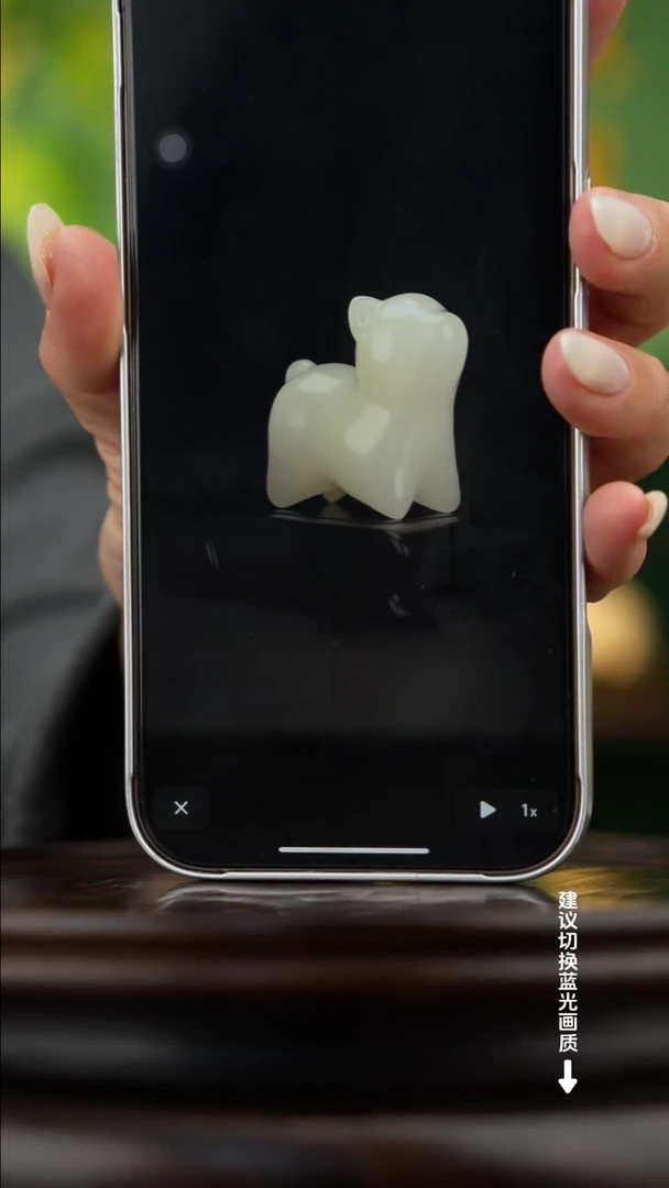 玉【旺财小狗】天然玉石摆件