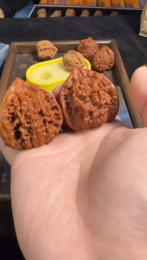 把件核桃45尺官帽三棱