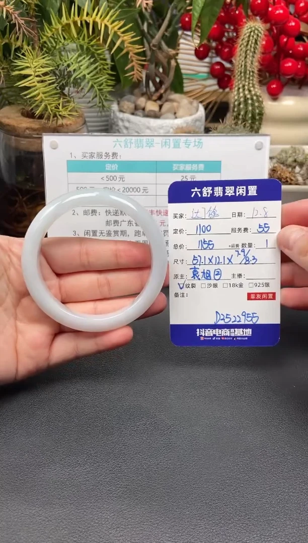 未镶嵌手镯翡翠达**金D2522955