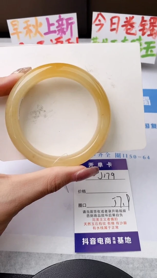 未镶嵌手镯石英质玉j179-HB多样性发货57+
