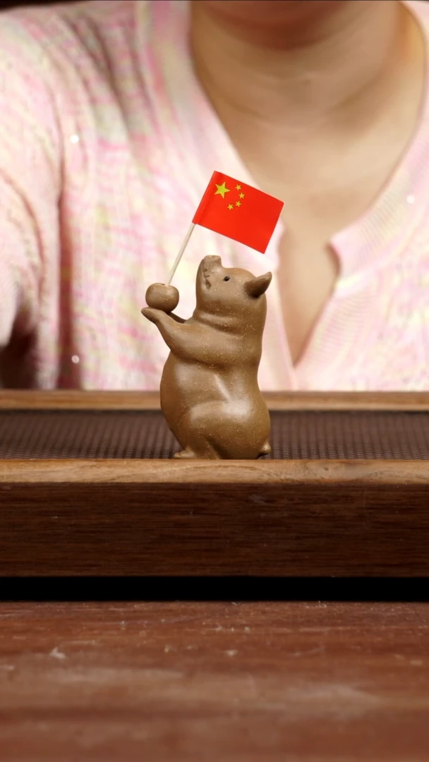 茶壶紫砂茶宠猪猪