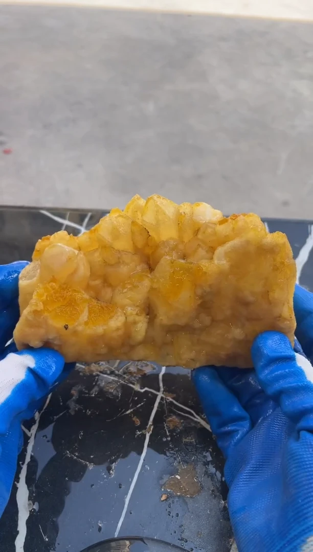 【闪购商品】黄晶原石未镶嵌天然黄水晶原石摆件拍2单99发1