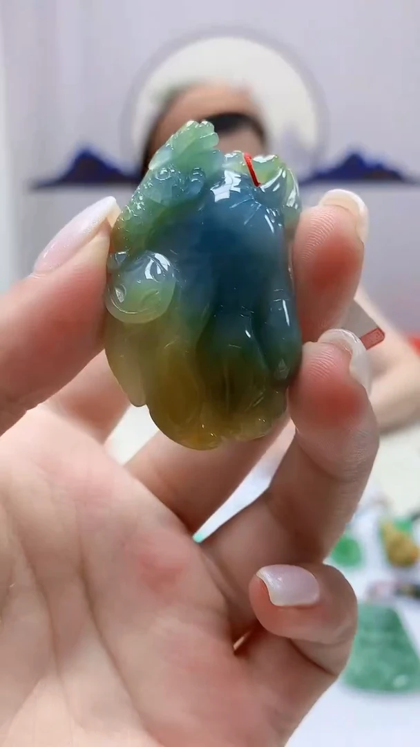 定制翡翠未镶嵌4852ms-毛货123瓜