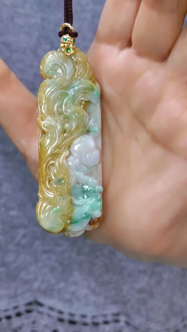 颈饰未镶嵌翡翠国风