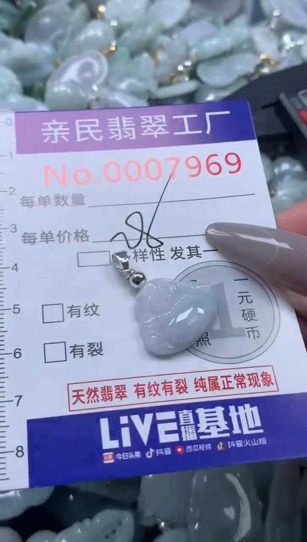 颈饰未镶嵌翡翠7969