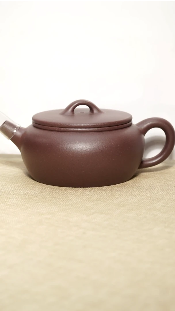 茶壶紫泥大彬诗意200毫升瑕疵壶
