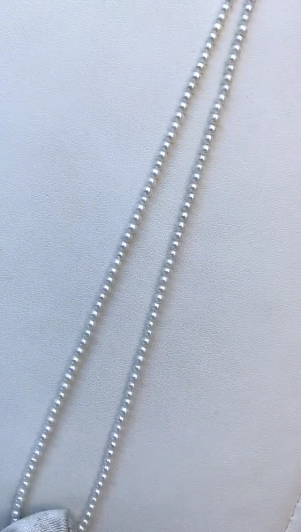 【闪购商品】淡水珍珠项链18K金镶嵌2-3