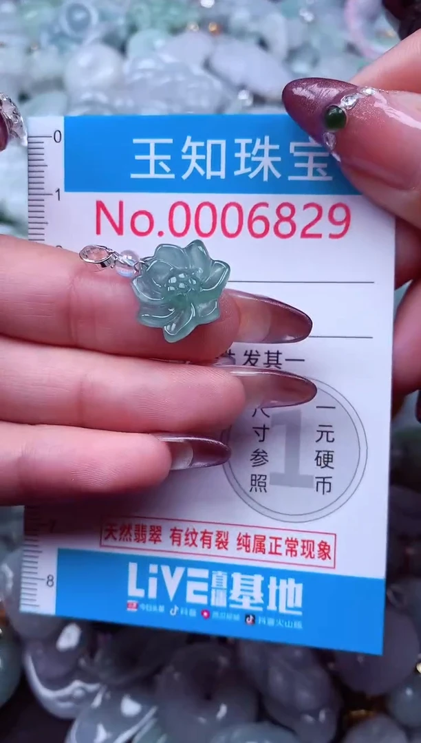 吊坠(不含链)未镶嵌翡翠6829