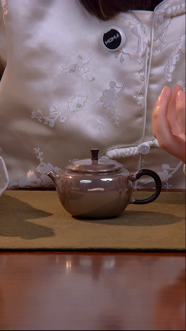 浮丘山房 柿子 紫皮 足银 泡壶