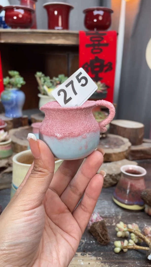 【闪购商品】摆件275知木小芳花盆编号