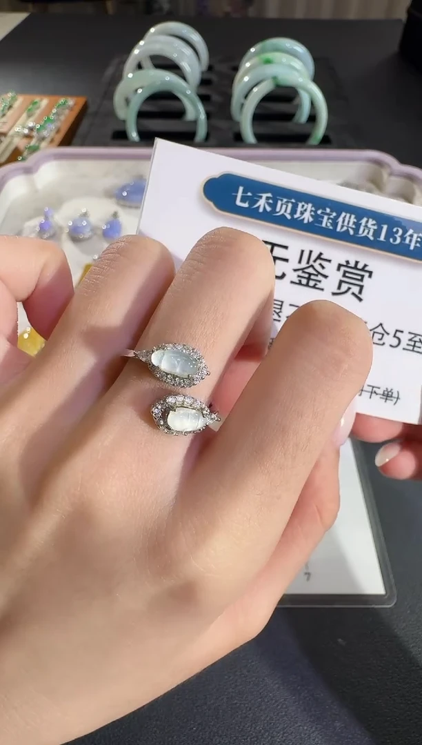 吊坠(不含链)银S925镶嵌翡翠【源头工厂】无鉴赏不退换