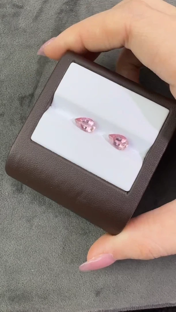 【闪购商品】碧玺珠宝奇石未镶嵌一对