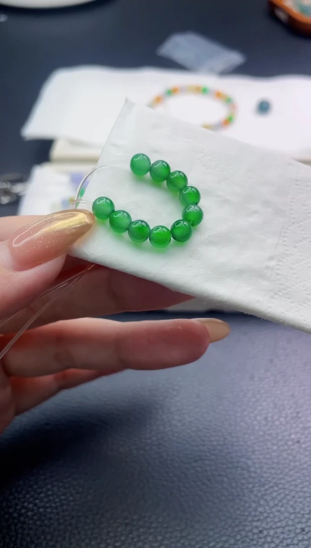未镶嵌定制翡翠宋*珠子