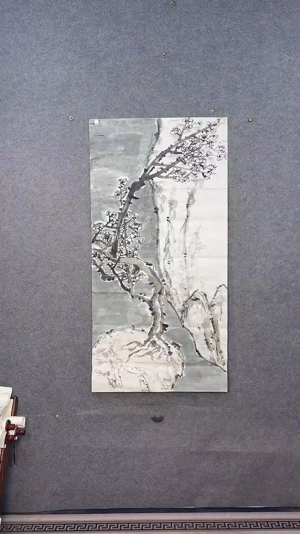 国画136*68吴铁成作品