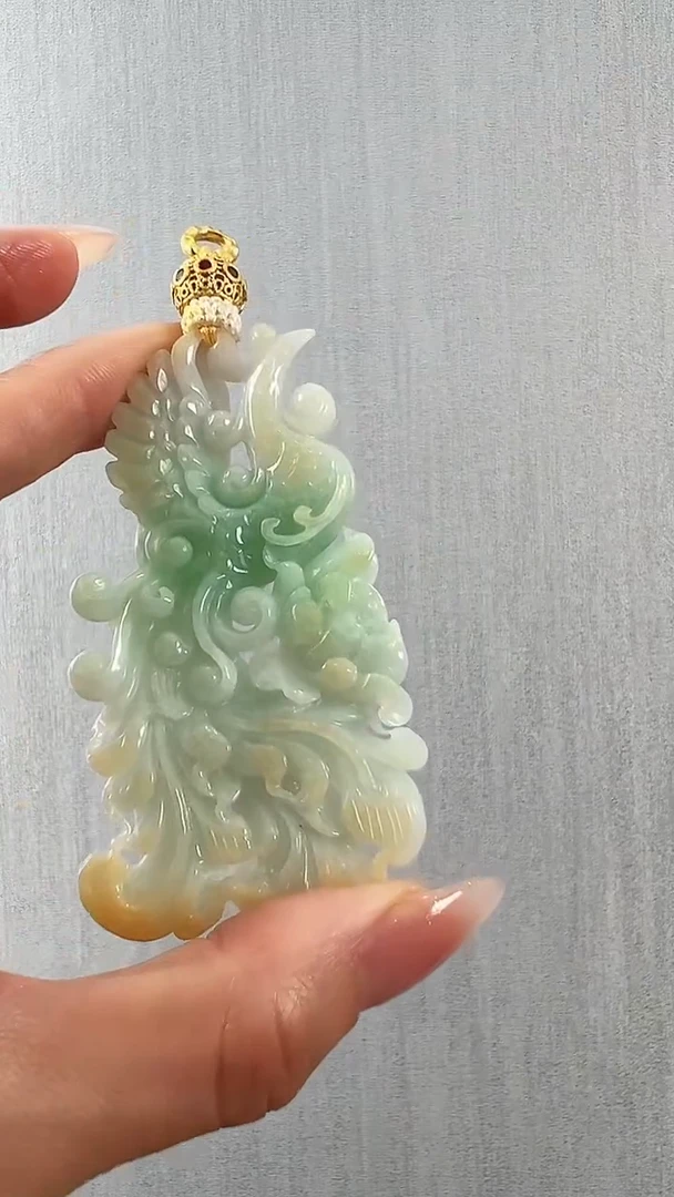 颈饰未镶嵌翡翠凤凰