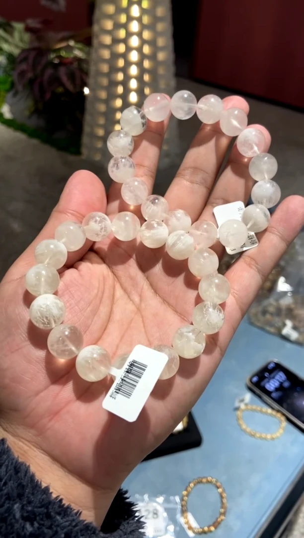 【闪购商品】水晶145-未镶嵌白幽灵13mm+ 多样性发其一