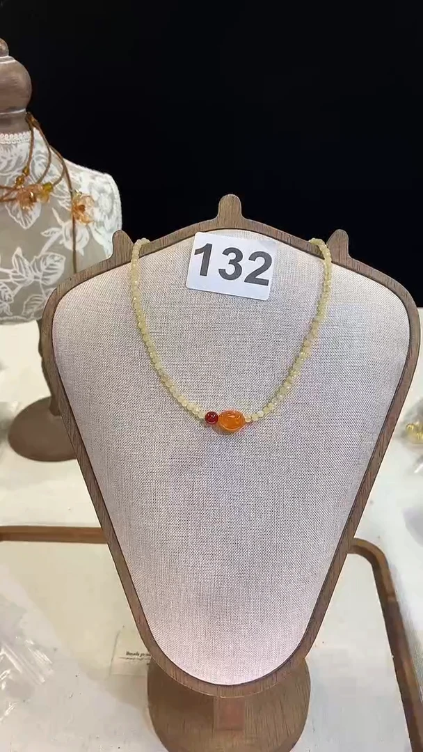 项链钛钢淡水珍珠132