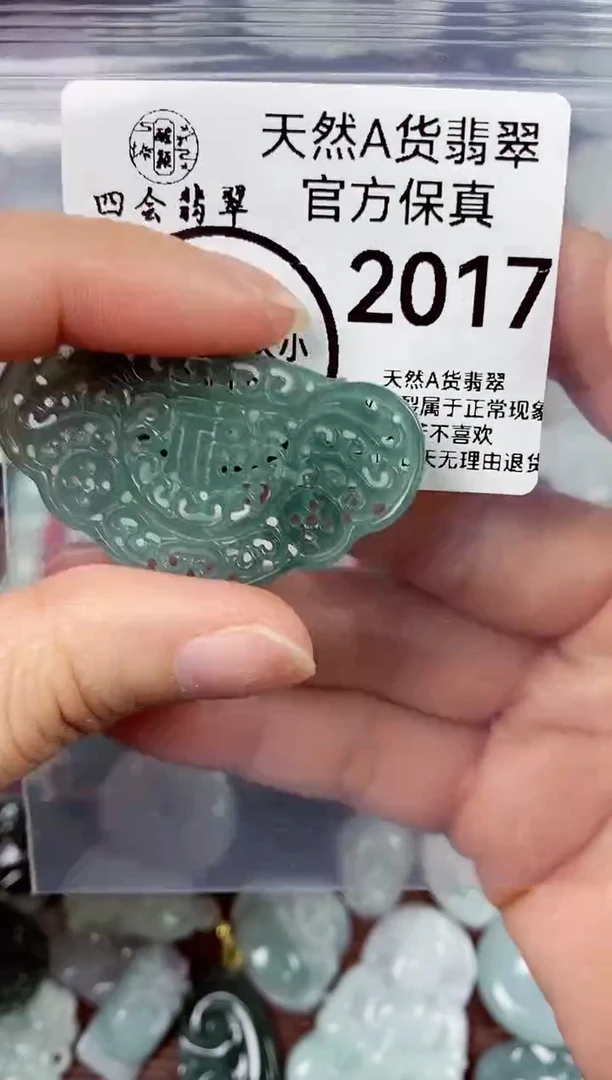 【闪购商品】翡翠颈饰未镶嵌天然A货翡翠2017