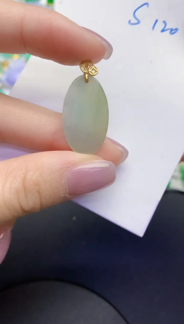 颈饰未镶嵌翡翠缅甸天然翡翠A货