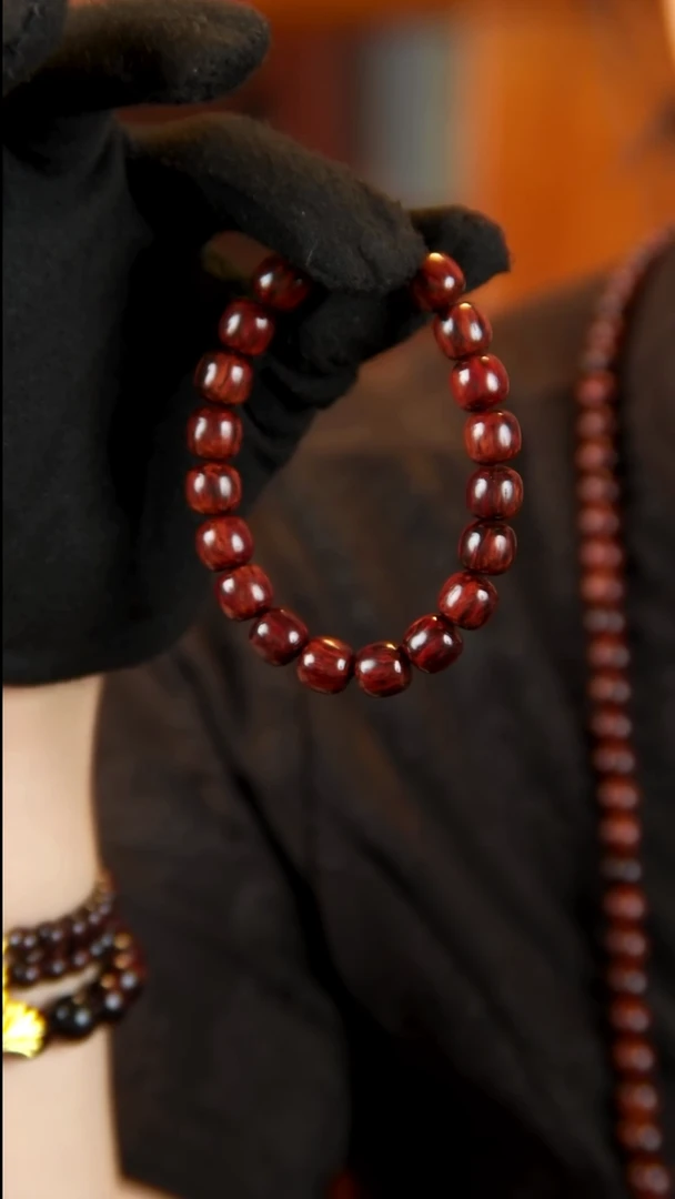 降真香手串/手链刚***你海南红降土埋玉化料1.0手串