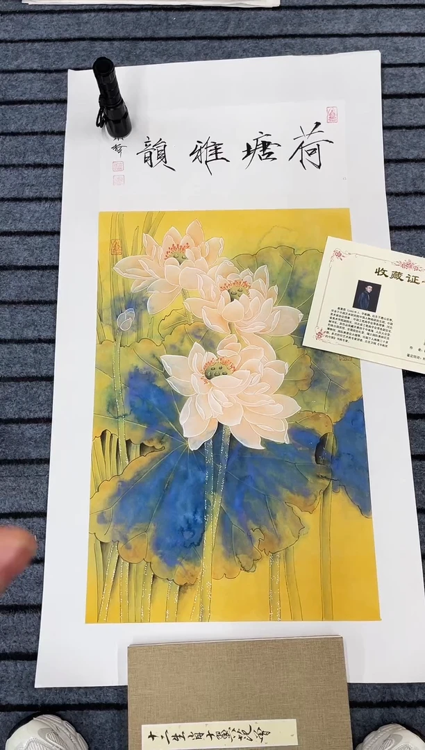 国画精品三尺花鸟