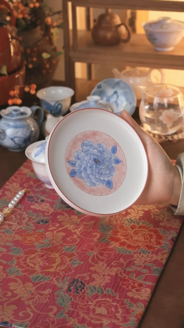 青己-玉泥-雍容牡丹-流霜壶承