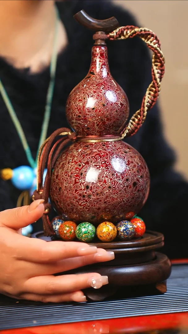 【闪购商品】JU054大师姐臻选非遗大漆酒葫芦