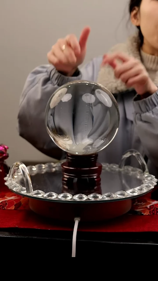 【闪购商品】水晶紫色十六公分水晶球
