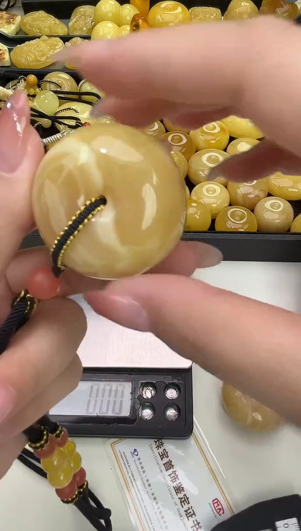 裸石琥珀未镶嵌琥珀蜜蜡吊坠