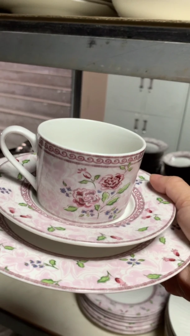 瓷陶瓷原单CC015餐具三件套