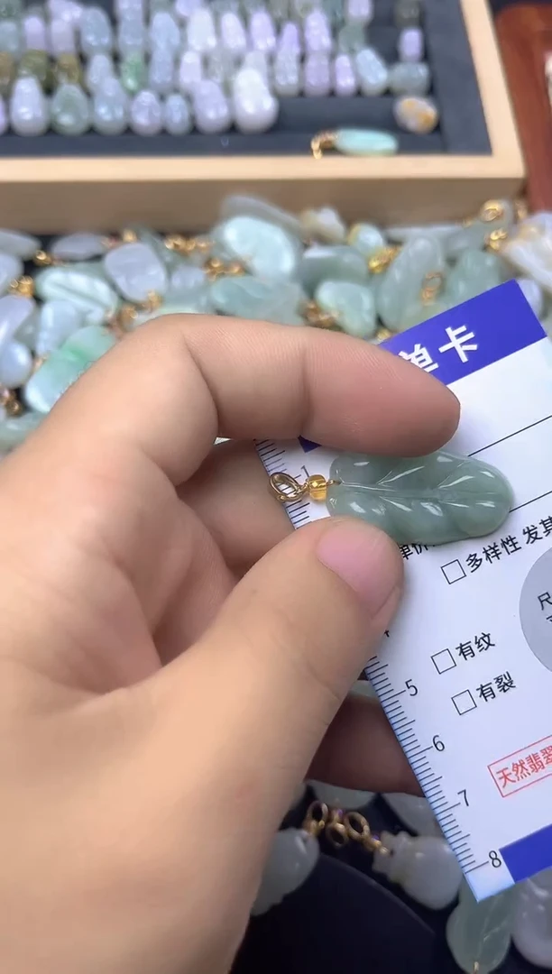 颈饰未镶嵌翡翠天然A货翡翠