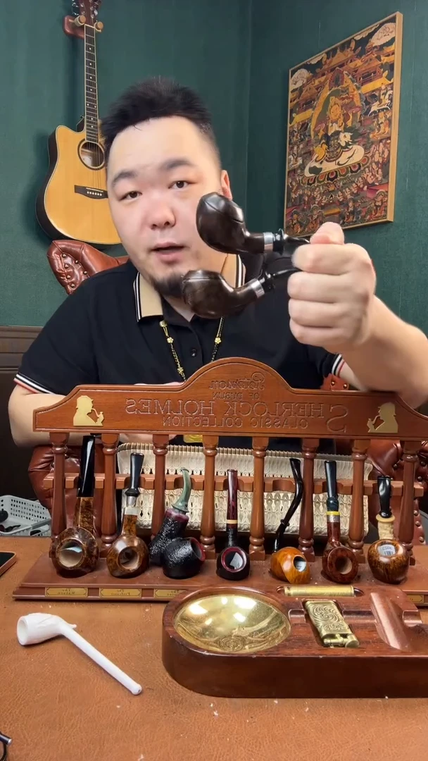 石楠木木雕款意大利进口石楠木烟斗