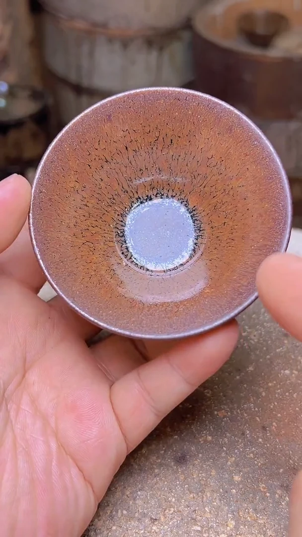 茶盏4龙窑柴烧主人杯