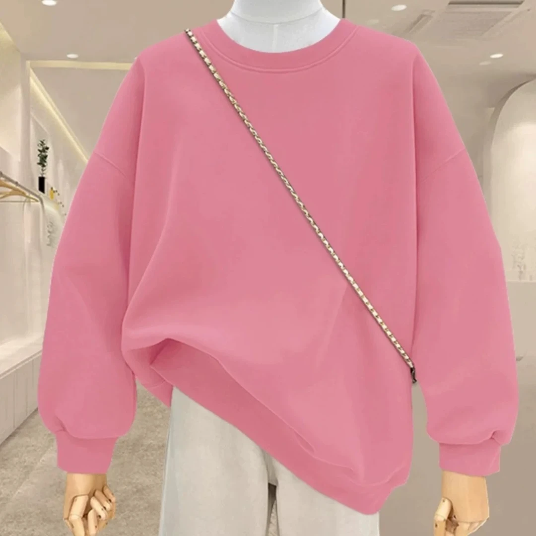 直播间下单2025新款潮流时尚百搭休闲宽松女士卫衣