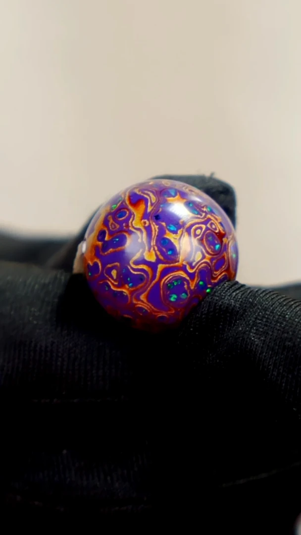 疯子大漆紫金满欧20mm