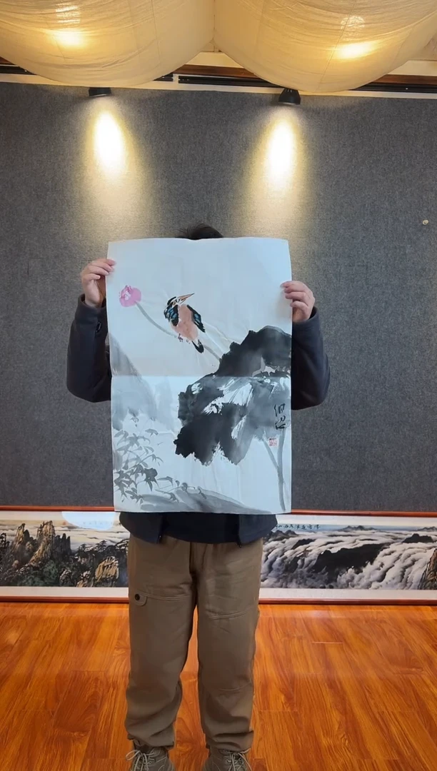 【闪购商品】国画李维忠四尺三开