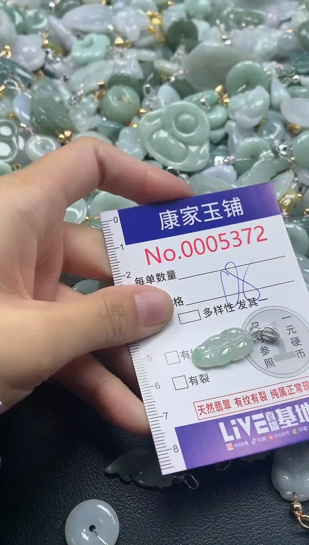 吊坠(不含链)未镶嵌翡翠5372