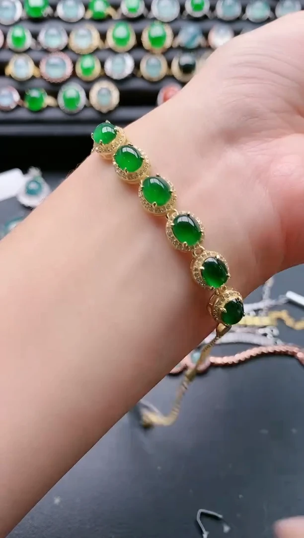 【闪购商品】翡翠戒指银S925镶嵌111111