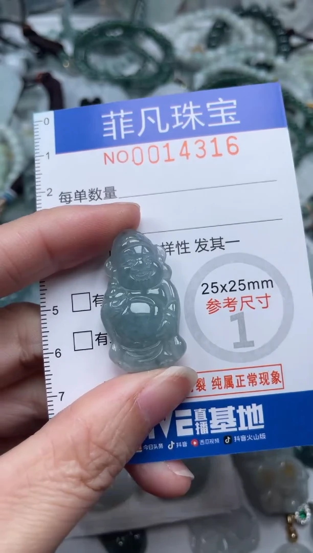 颈饰未镶嵌翡翠14316