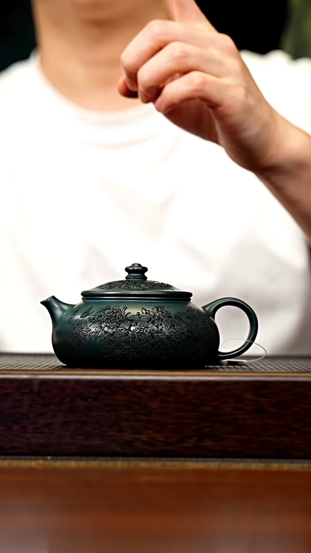 茶壶紫砂宜兴原矿 手工 紫砂壶容量240CC