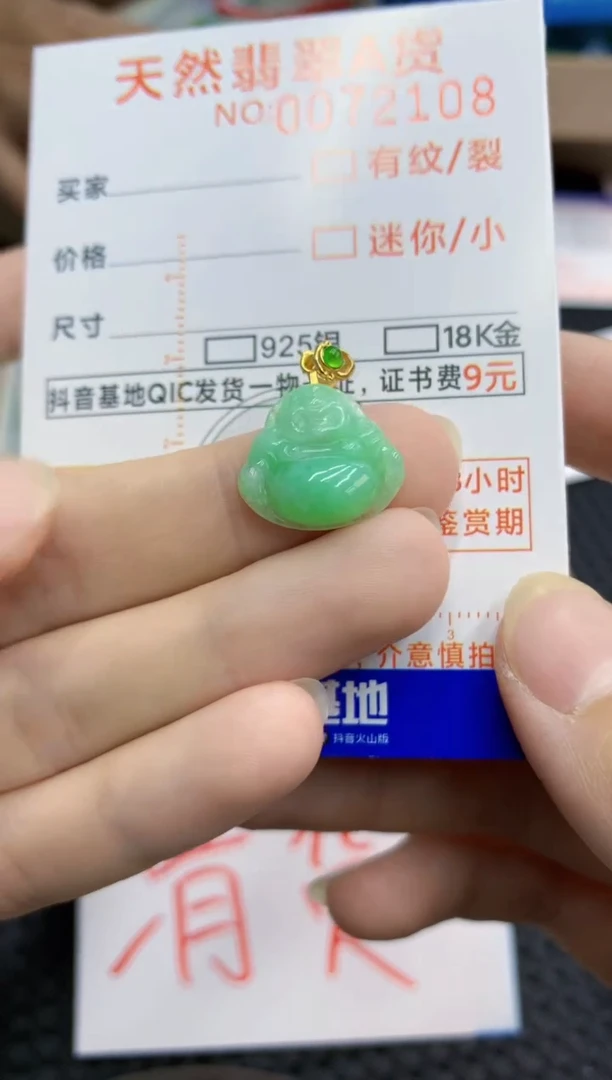 翡翠未镶嵌颈饰         1