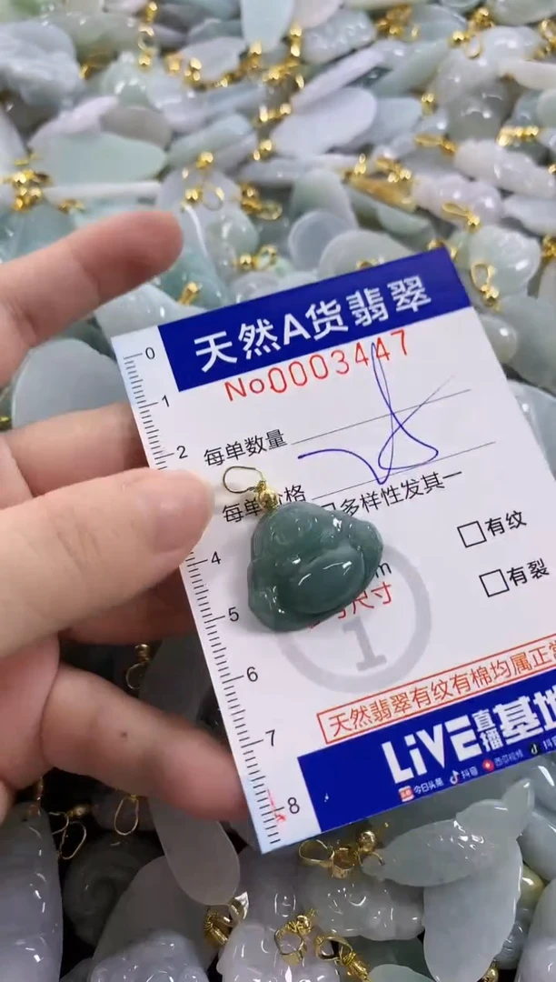 颈饰未镶嵌翡翠天然A货翡翠