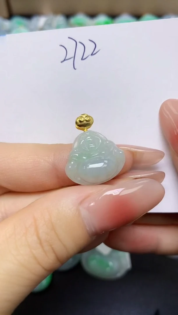 翡翠未镶嵌颈饰 天然缅甸翡翠A货