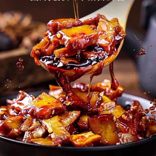 香干腊肉湖南特产即食儿时味道拌饭拌面香干腊肉辣酱 240g/瓶